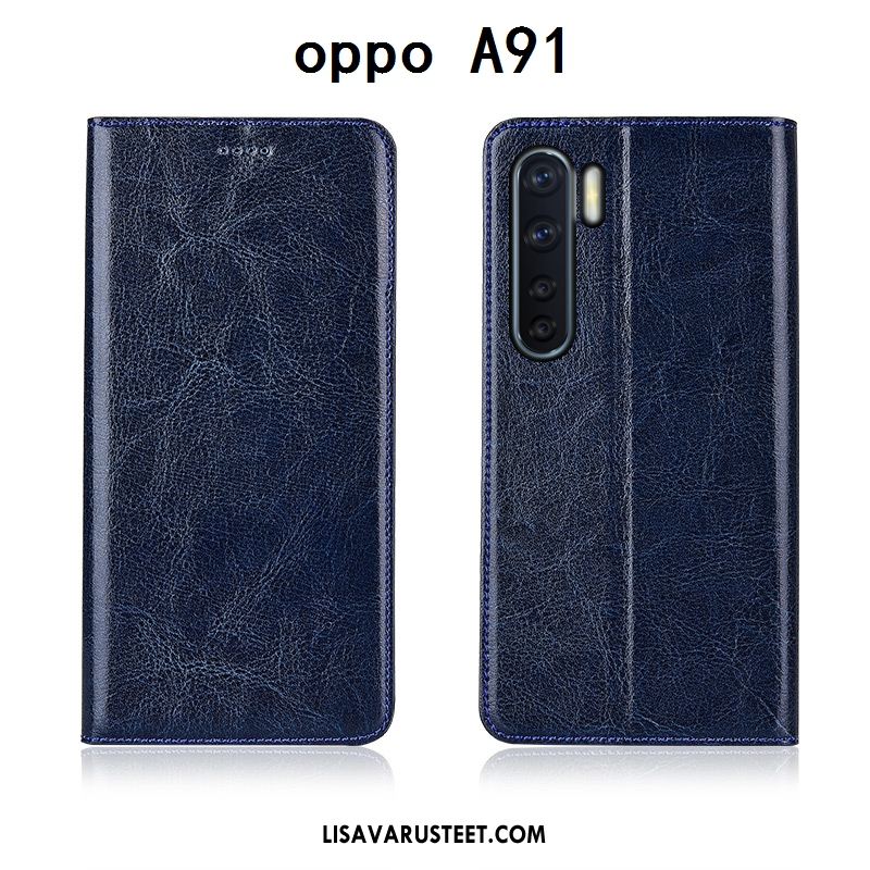 Oppo A91 Kuoret Nuoret All Inclusive Kukkakuvio Murtumaton Nahkakotelo Kauppa