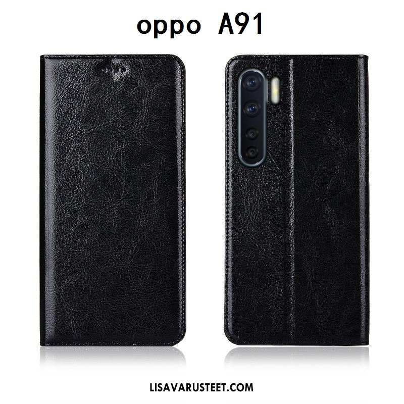 Oppo A91 Kuoret Nuoret All Inclusive Kukkakuvio Murtumaton Nahkakotelo Kauppa