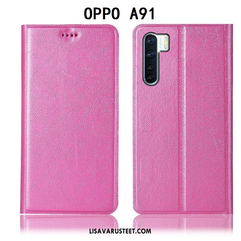 Oppo A91 Kuoret Puhelimen Musta Murtumaton Kotelo Suojaus Kuori Verkossa