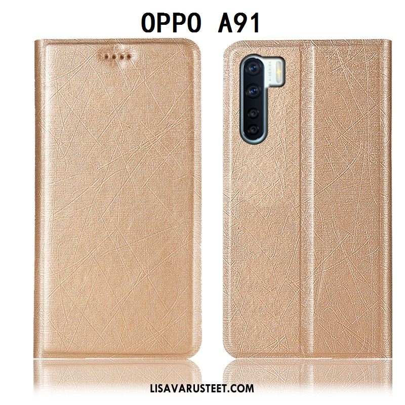 Oppo A91 Kuoret Puhelimen Musta Murtumaton Kotelo Suojaus Kuori Verkossa