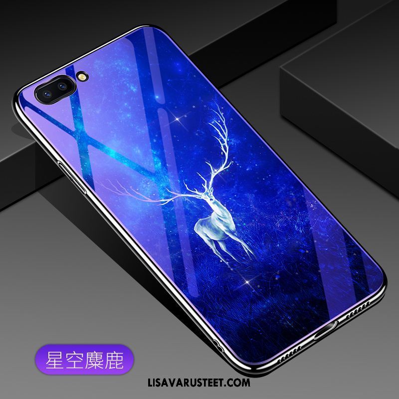 Oppo Ax5 Kuoret Violetti Karkaisu Lasi Suojaus Trendi Halpa
