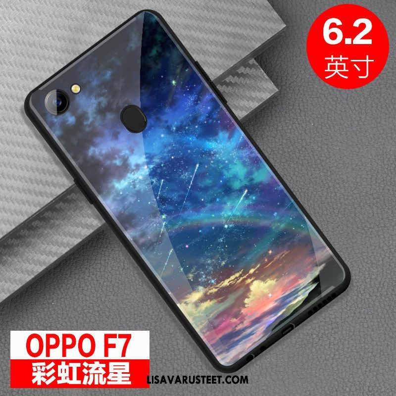 Oppo F7 Kuoret Persoonallisuus Suojaus Kotelo Lasi Murtumaton Myynti