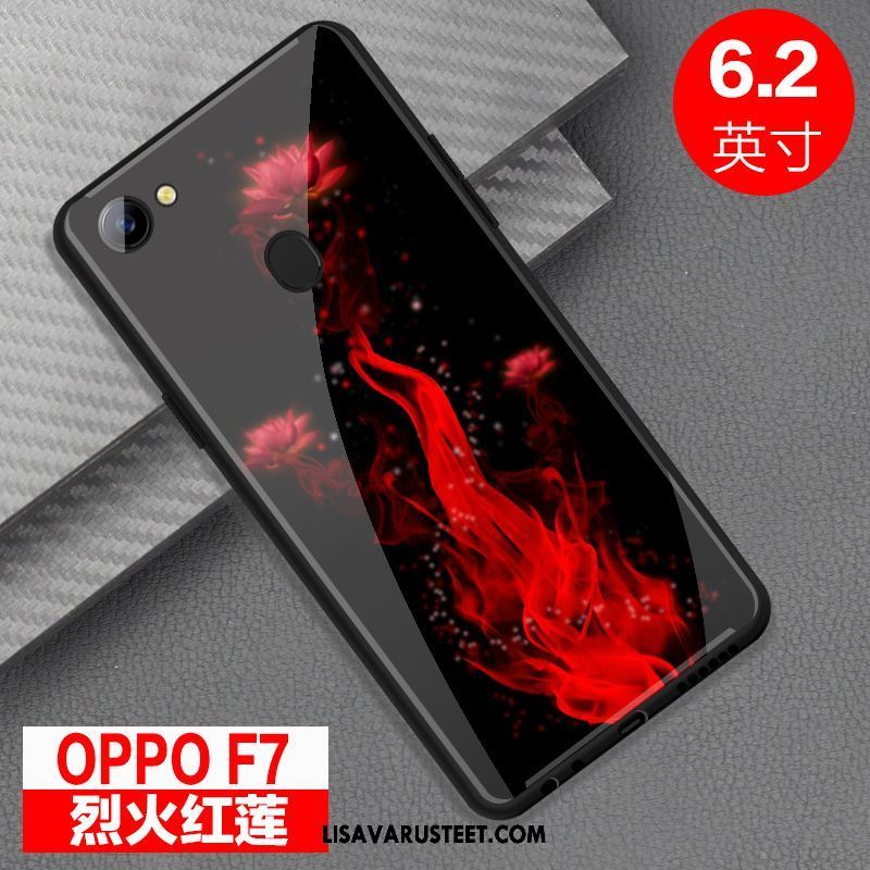 Oppo F7 Kuoret Persoonallisuus Suojaus Kotelo Lasi Murtumaton Myynti