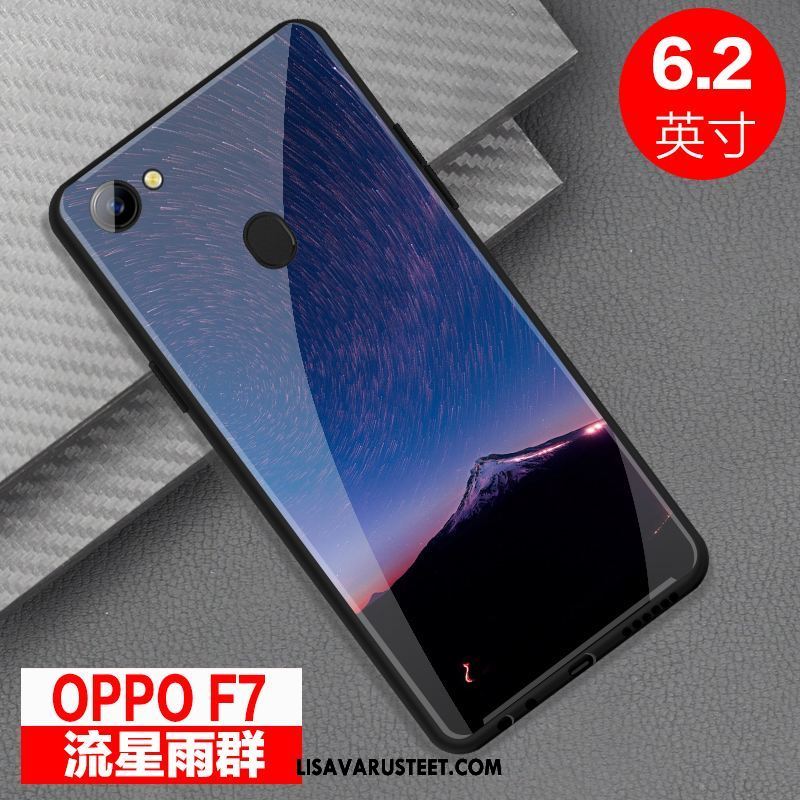 Oppo F7 Kuoret Persoonallisuus Suojaus Kotelo Lasi Murtumaton Myynti