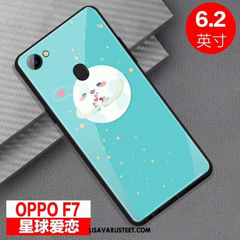 Oppo F7 Kuoret Persoonallisuus Suojaus Kotelo Lasi Murtumaton Myynti