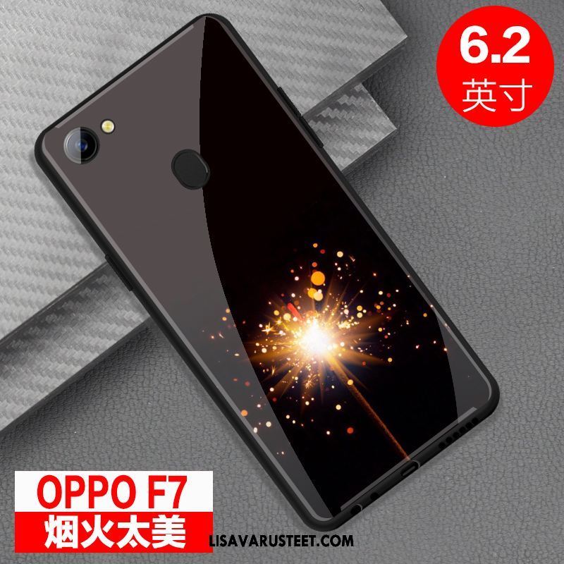 Oppo F7 Kuoret Persoonallisuus Suojaus Kotelo Lasi Murtumaton Myynti