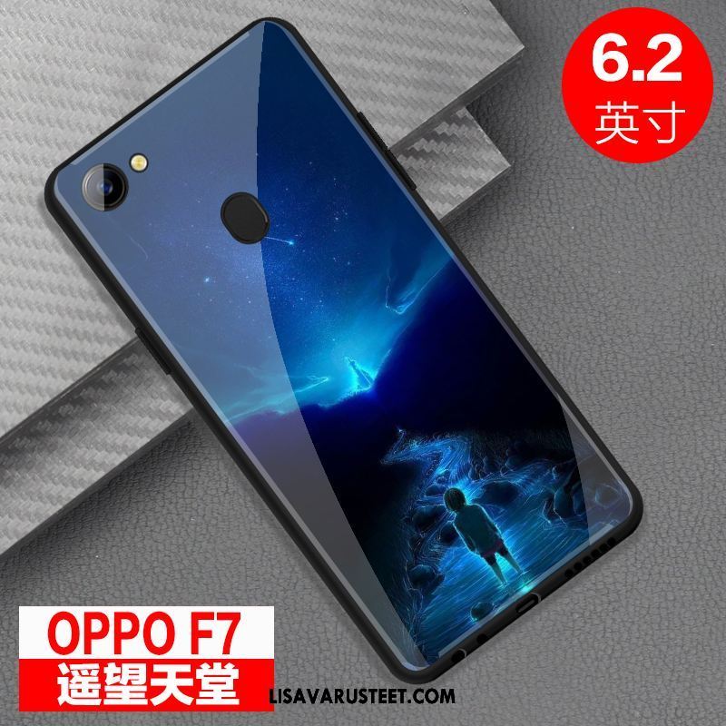 Oppo F7 Kuoret Persoonallisuus Suojaus Kotelo Lasi Murtumaton Myynti