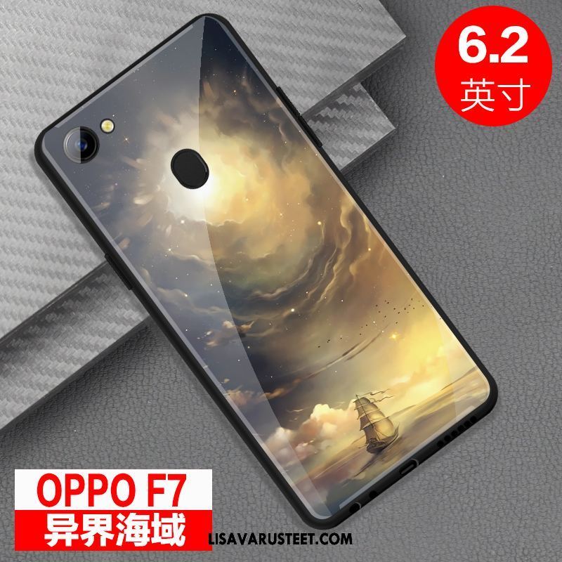 Oppo F7 Kuoret Persoonallisuus Suojaus Kotelo Lasi Murtumaton Myynti