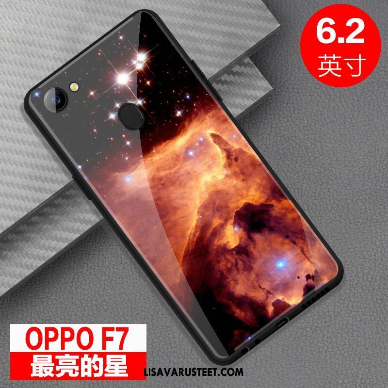 Oppo F7 Kuoret Persoonallisuus Suojaus Kotelo Lasi Murtumaton Myynti