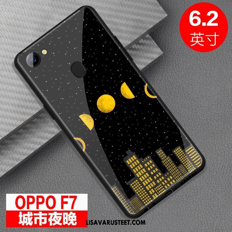 Oppo F7 Kuoret Persoonallisuus Suojaus Kotelo Lasi Murtumaton Myynti