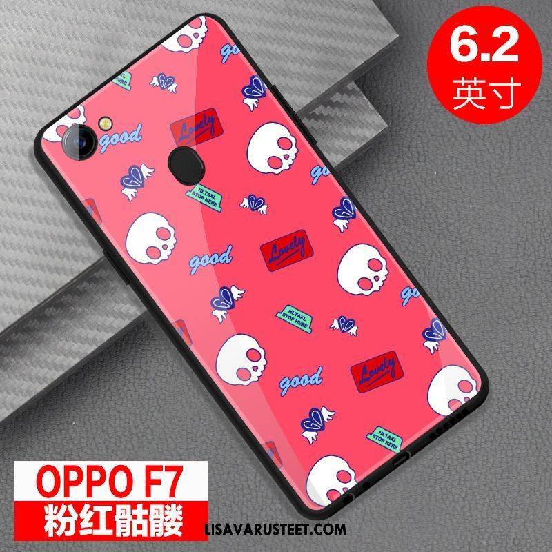 Oppo F7 Kuoret Persoonallisuus Suojaus Kotelo Lasi Murtumaton Myynti