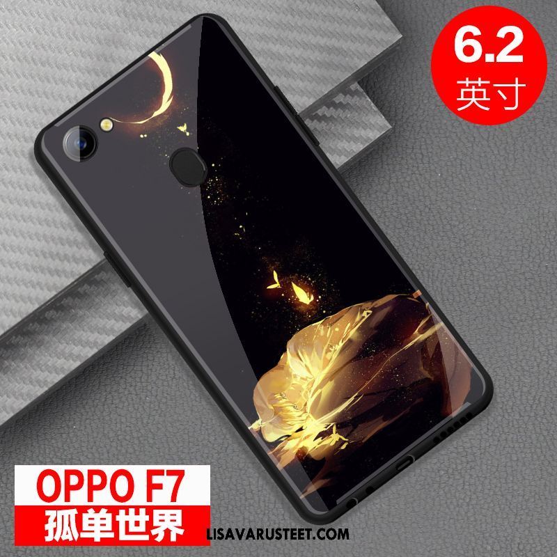 Oppo F7 Kuoret Persoonallisuus Suojaus Kotelo Lasi Murtumaton Myynti