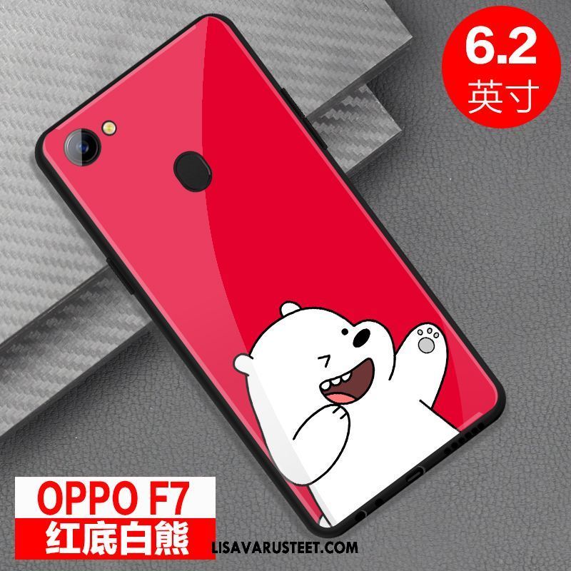 Oppo F7 Kuoret Persoonallisuus Suojaus Kotelo Lasi Murtumaton Myynti