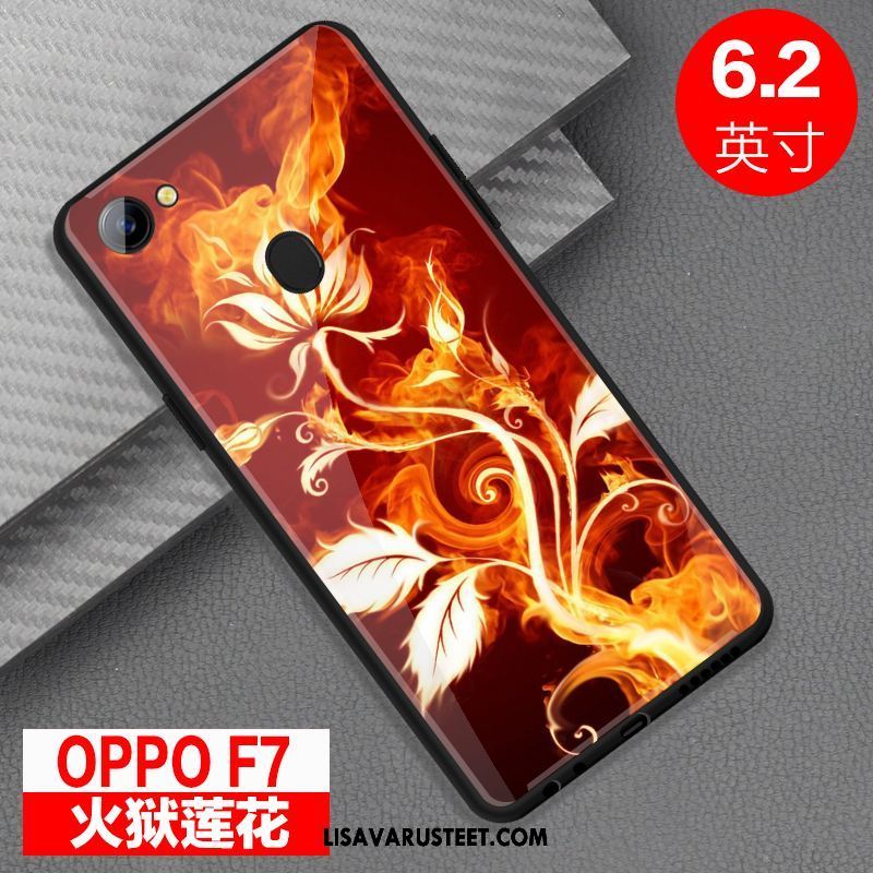 Oppo F7 Kuoret Persoonallisuus Suojaus Kotelo Lasi Murtumaton Myynti