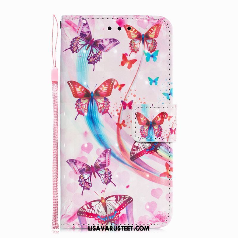 Oppo F7 Youth Kuoret Luova Sininen Kuori Suojaus Nahkakotelo Tarjous