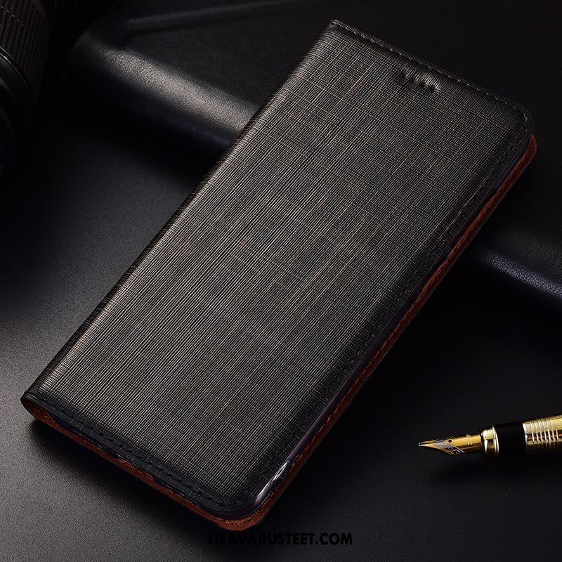 Oppo F7 Youth Kuoret Nahkakotelo Painatus Punainen Murtumaton Kuori Halvat
