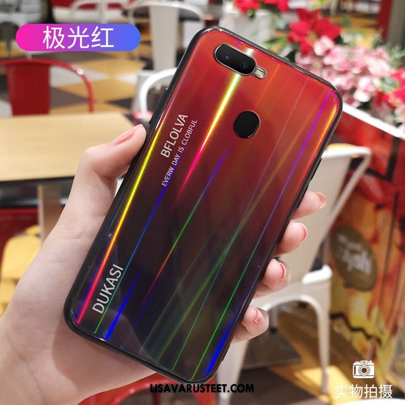 Oppo F9 Kuoret Lasi Kaltevuus Persoonallisuus Violetti Suojaus Kuori Osta