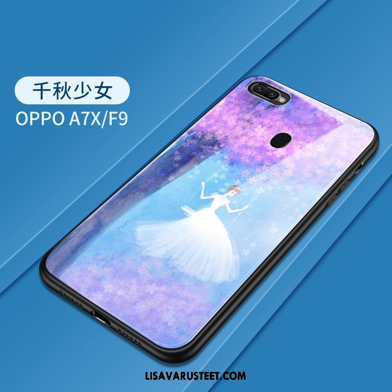 Oppo F9 Kuoret Lasi Luova Puhelimen Karkaisu Kotelo Kuori Tarjous