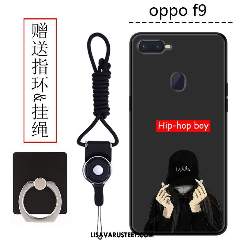 Oppo F9 Kuoret Murtumaton Persoonallisuus Pesty Suede Luova Tide-brändi Osta