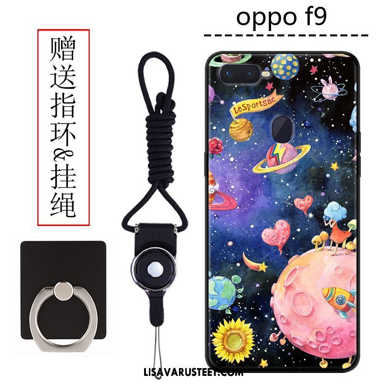 Oppo F9 Kuoret Murtumaton Persoonallisuus Pesty Suede Luova Tide-brändi Osta