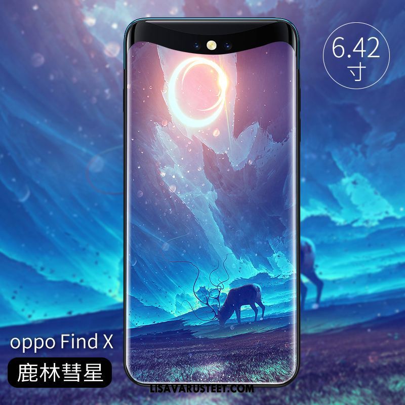 Oppo Find X Kuoret Kotelo Silikoni Violetti Uusi Luova Myynti