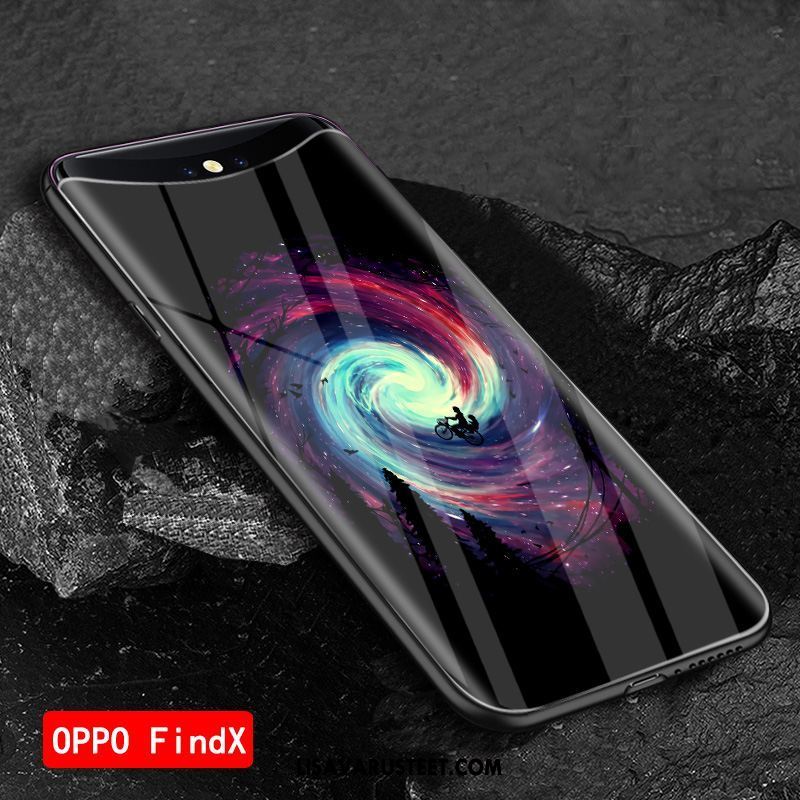 Oppo Find X Kuoret Net Red Silikoni Kiinalainen Tyyli Persoonallisuus Suojaus Osta