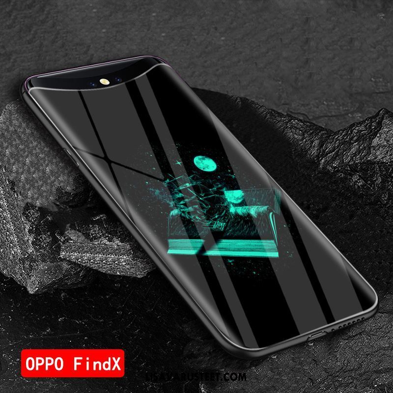 Oppo Find X Kuoret Net Red Silikoni Kiinalainen Tyyli Persoonallisuus Suojaus Osta