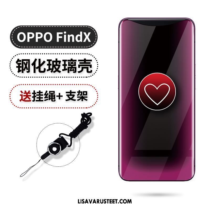 Oppo Find X Kuoret Pehmeä Neste Tuki Murtumaton Trendi Suupaltti Kuori Osta