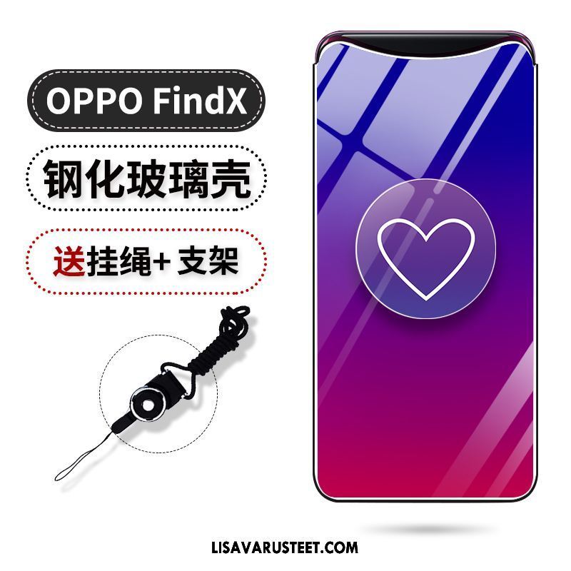 Oppo Find X Kuoret Pehmeä Neste Tuki Murtumaton Trendi Suupaltti Kuori Osta