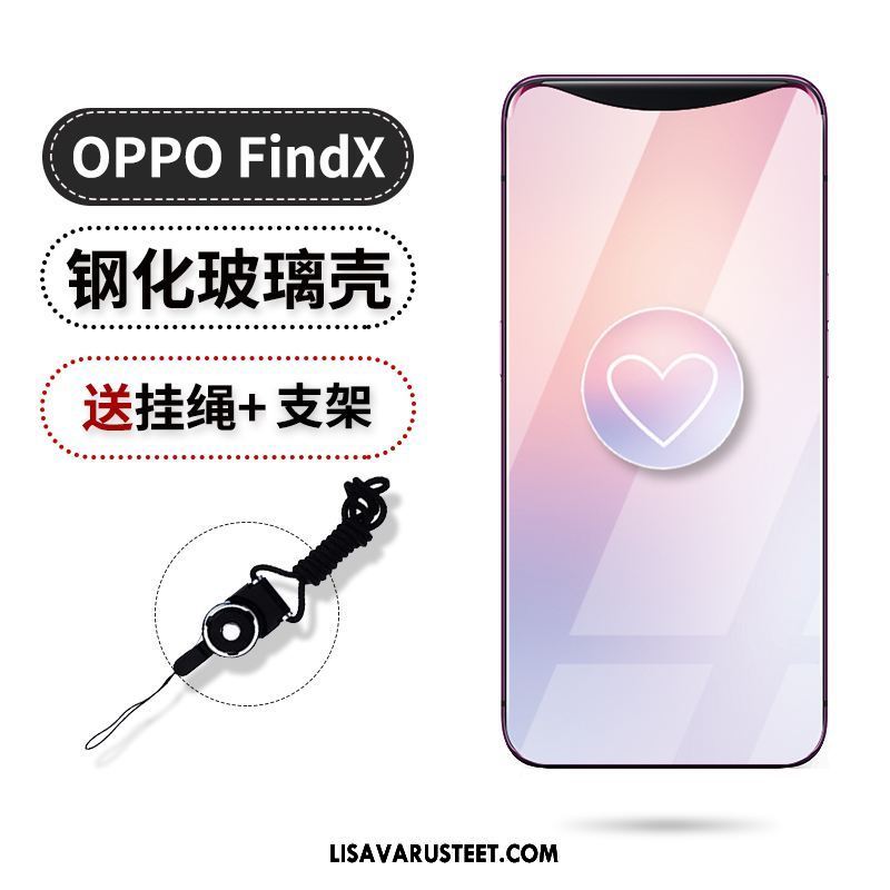 Oppo Find X Kuoret Pehmeä Neste Tuki Murtumaton Trendi Suupaltti Kuori Osta