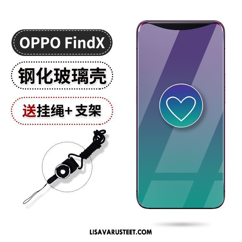 Oppo Find X Kuoret Pehmeä Neste Tuki Murtumaton Trendi Suupaltti Kuori Osta