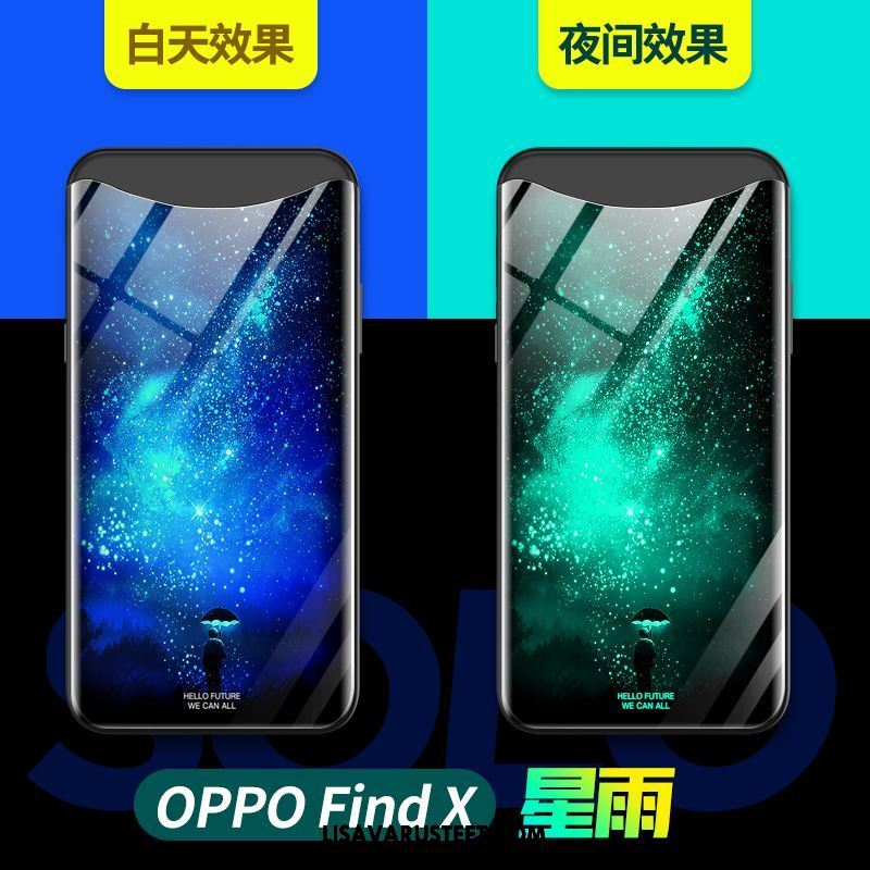 Oppo Find X Kuoret Ultra Lasi Luova Kuori Murtumaton Halvat