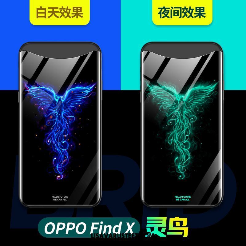 Oppo Find X Kuoret Ultra Lasi Luova Kuori Murtumaton Halvat