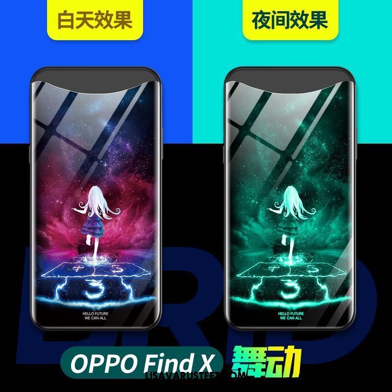 Oppo Find X Kuoret Ultra Lasi Luova Kuori Murtumaton Halvat