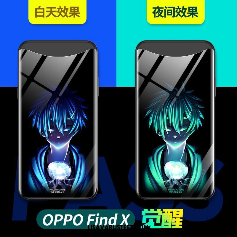 Oppo Find X Kuoret Ultra Lasi Luova Kuori Murtumaton Halvat