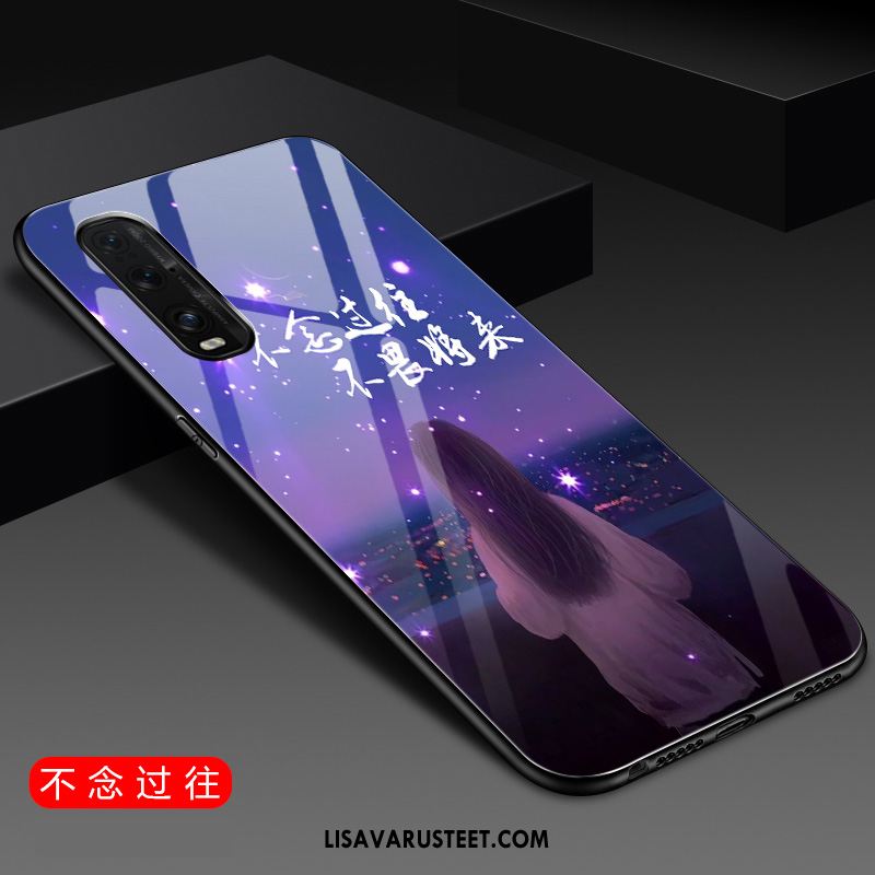 Oppo Find X2 Pro Kuoret Puhelimen Silikoni Net Red Lasi Kuori Myynti