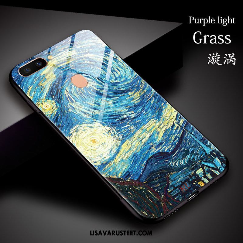 Oppo R11s Kuoret All Inclusive Lasi Kuori Kukkakuvio Persoonallisuus Verkossa