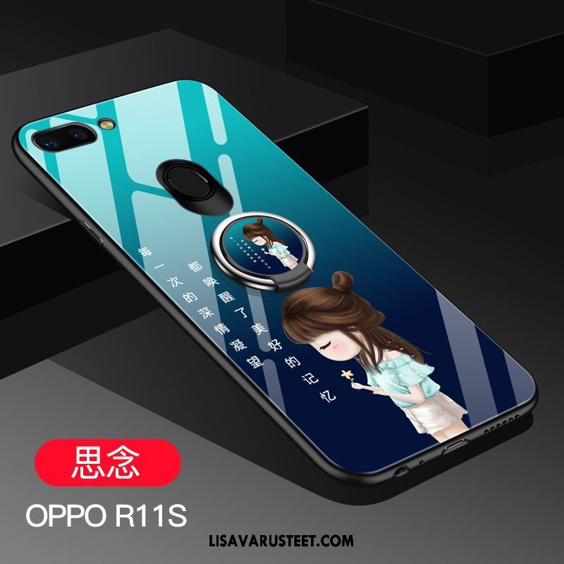 Oppo R11s Kuoret Lasi Kuori Pesty Suede All Inclusive Trendi Osta