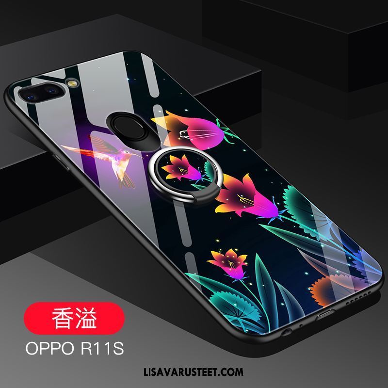 Oppo R11s Kuoret Lasi Kuori Pesty Suede All Inclusive Trendi Osta