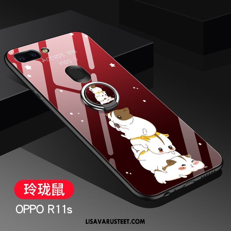 Oppo R11s Kuoret Lasi Kuori Pesty Suede All Inclusive Trendi Osta