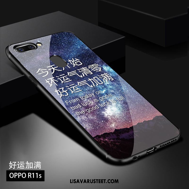 Oppo R11s Kuoret Luova Persoonallisuus Tummansininen Takakansi Uusi Myynti