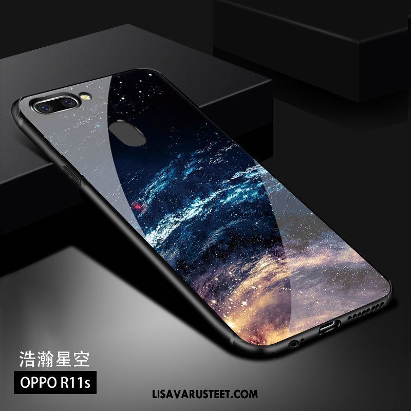 Oppo R11s Kuoret Luova Persoonallisuus Tummansininen Takakansi Uusi Myynti