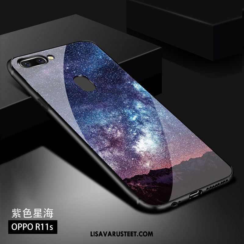 Oppo R11s Kuoret Luova Persoonallisuus Tummansininen Takakansi Uusi Myynti