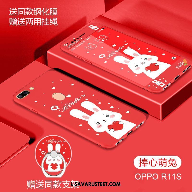 Oppo R11s Kuoret Murtumaton Puhelimen All Inclusive Musta Pehmeä Neste Kuori Halvat