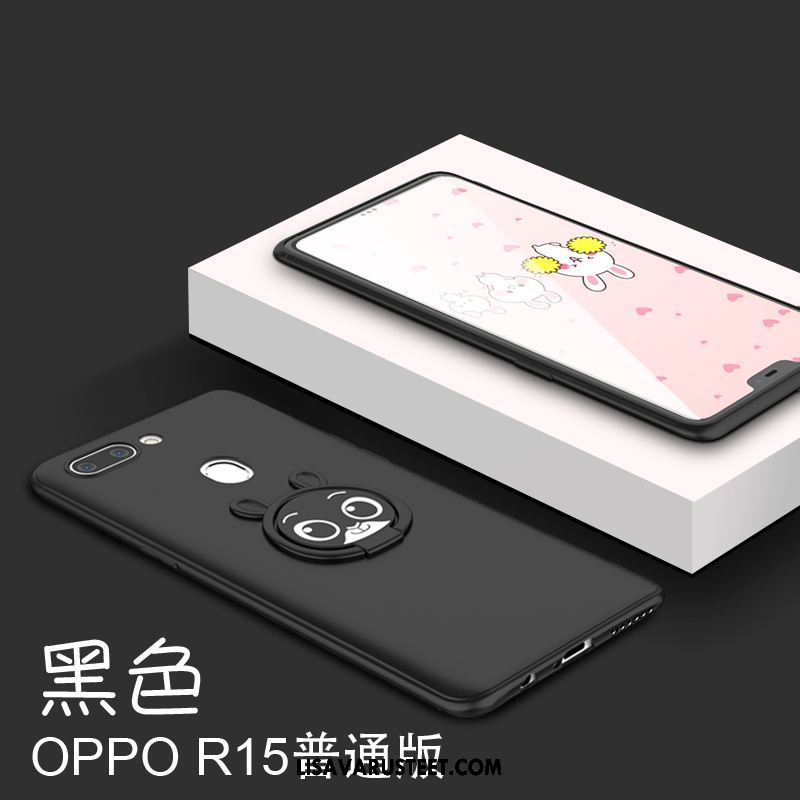 Oppo R15 Kuoret Jauhe Pesty Suede Suojaus Murtumaton Net Red Myynti