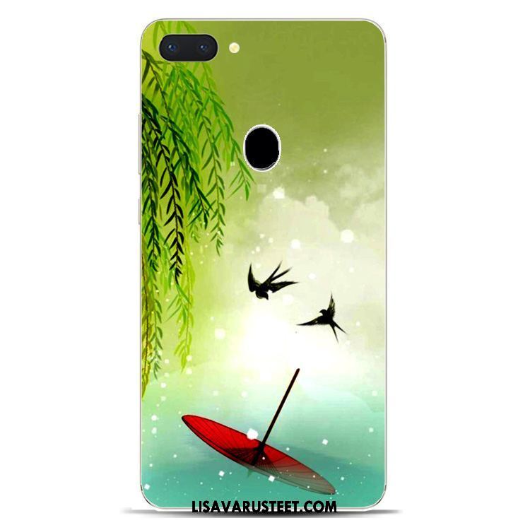 Oppo R15 Kuoret Kiinalainen Tyyli Luova Muste Silikoni Kuori Halvat