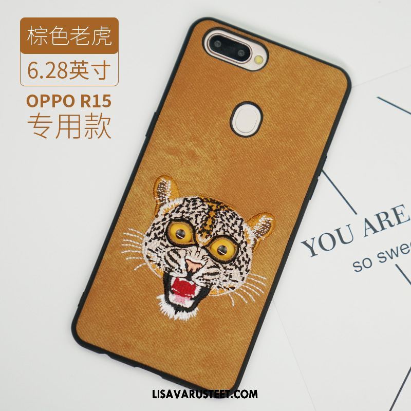 Oppo R15 Kuoret Kuori Kirjonta Net Red Rakastunut Punainen Myynti
