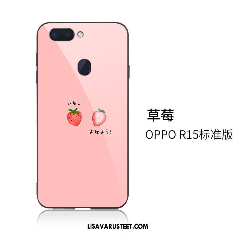 Oppo R15 Kuoret Lasi Sininen Sarjakuva All Inclusive Kuori Verkossa