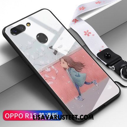 Oppo R15 Kuoret Lasi Violetti Net Red Ripustettavat Koristeet Kuori Verkossa