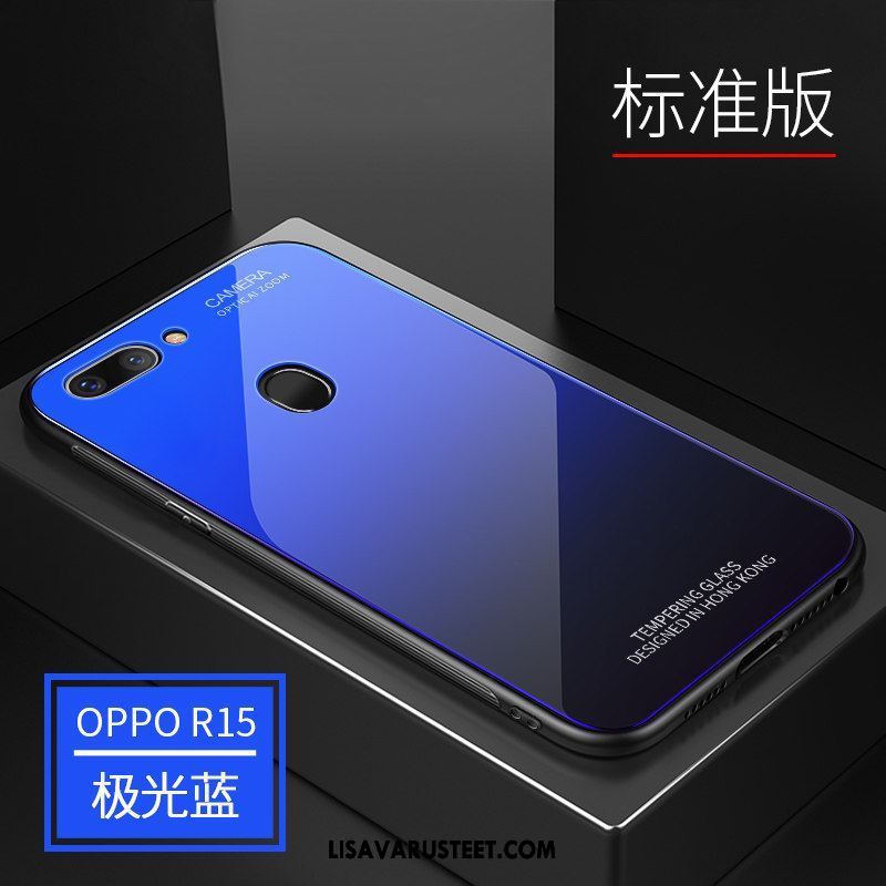 Oppo R15 Kuoret Murtumaton Violetti Persoonallisuus All Inclusive Lasi Kuori Myynti